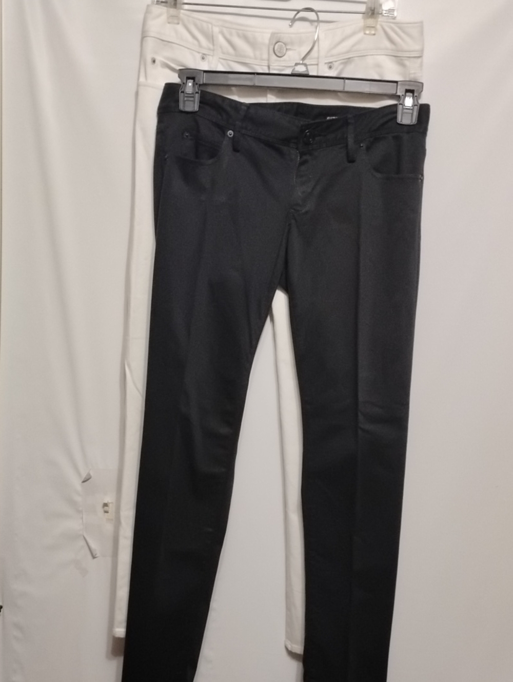 Lilly Pulitzer Worth Skinny Classic 5 Pockets Low Rise Black /White Slim Pants
